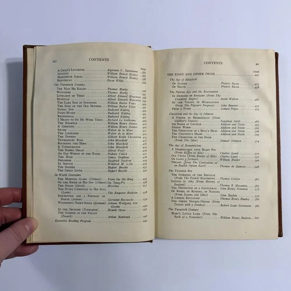 Prose and Poetry Of England Including History Of English Literature McGraw 1935